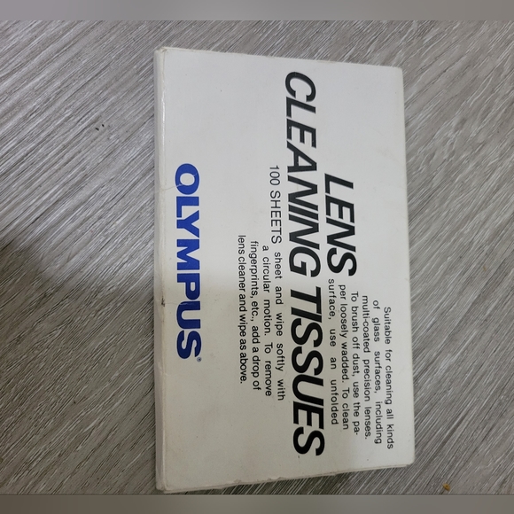 Olympus Cameras, Photo & Video Rare Vintage 8s Olympus 00 Sheet New Lens Cleaning Tissue